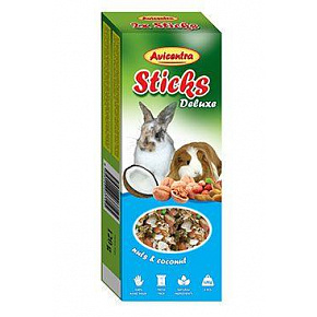 Avicentra pałeczki dla dużych gryzoni - orzech+koko 2 szt. Avicentra pałeczki dla dużych gryzoni - orzech+koko 2 szt.