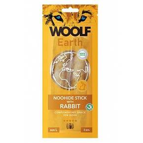 WOOLF Earth poch. NooHide L Sticks z Królikiem 85g