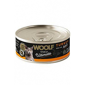 WOOLF WildCat Ultimate puszka. Adult Pasztet z Indyka 85g WOOLF WildCat Ultimate puszka. Adult Pasztet z Indyka 85g