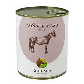 BOHEMIA MASO Końskie we własnym sosie 800g BOHEMIA MASO Końskie we własnym sosie 800g