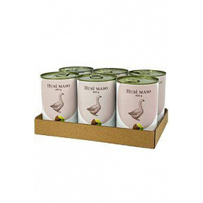 BOHEMIA MASO Gęś we własnym sosie SIX PACK 6x400g BOHEMIA MASO Gęś we własnym sosie SIX PACK 6x400g