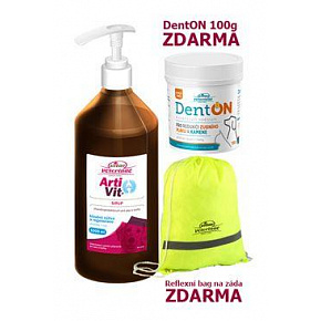 VITAR ArtiVit Syrop 1000ml+DentON100g+plecak