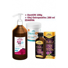 VITAR ArtiVit Syrop 1000ml+DentON100g+ostrop.olej200ml VITAR ArtiVit Syrop 1000ml+DentON100g+ostrop.olej200ml