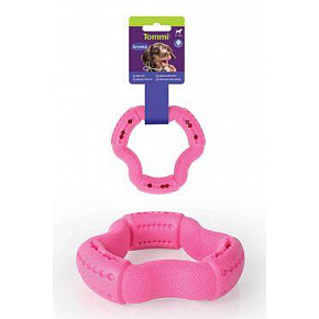 Zabawka dla psa Aroma Triangle na smakołyki, różowa 12cm