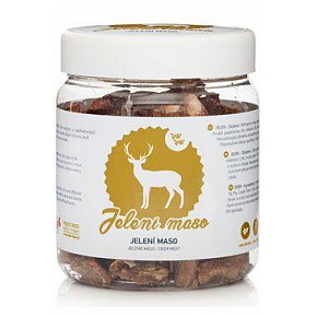 Raw Raw przysmak liofilizowane mięso jelenia 80g Raw Raw przysmak liofilizowane mięso jelenia 80g