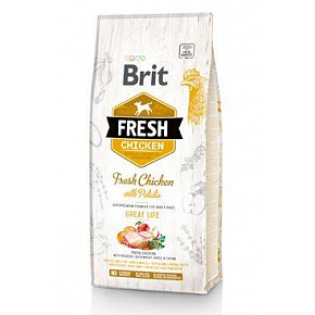 Brit Fresh Dog Chicken & Potato Adult Great Life 12kg Brit Fresh Dog Chicken & Potato Adult Great Life 12kg