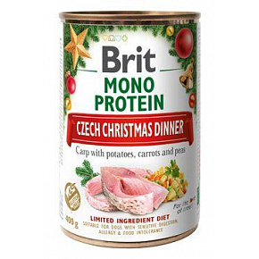 Brit Care Dog Christmas konz Mono Protein can 400g Brit Care Dog Christmas konz Mono Protein can 400g