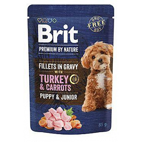 Brit Premium Dog Puppy Fillets Gravy Turkey&Carrots85g Brit Premium Dog Puppy Fillets Gravy Turkey&Carrots85g