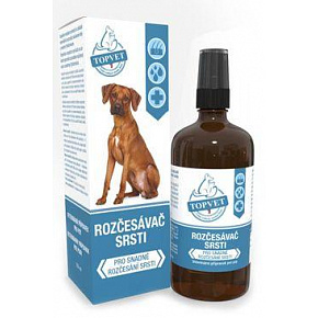 Rozplątujący spray do sierści dla psów TOPVET 100ml Rozplątujący spray do sierści dla psów TOPVET 100ml