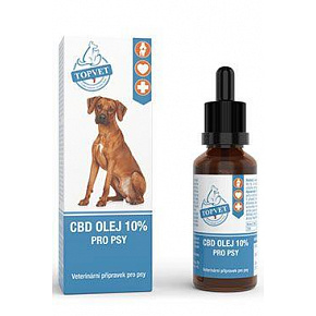 Olej CBD 10% dla psów TOPVET 10ml