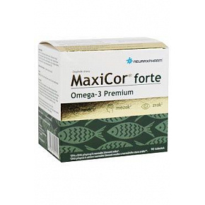 MaxiCor forte Omega-3 Premium 90kaps