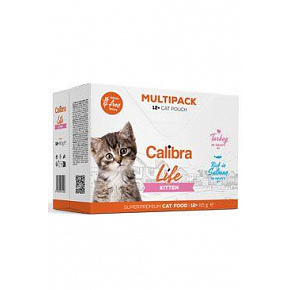 Calibra Cat Life saszetka Kitten Multipack 12x85g