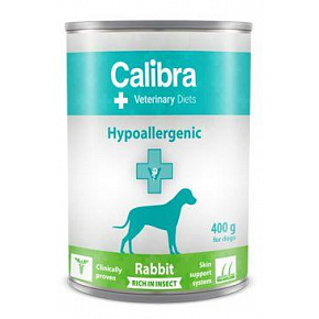 Calibra VD Dog konz. Hipoalergeniczny. Rabbit&Insect 400g Calibra VD Dog konz. Hipoalergeniczny. Rabbit&Insect 400g