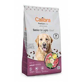 Calibra Dog Premium Line Senior&Light Wołowina 12kg