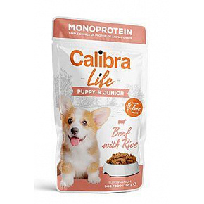 Calibra Dog Life saszetka Puppy&Junior Wołowina 150g Calibra Dog Life saszetka Puppy&Junior Wołowina 150g