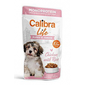 Calibra Dog Life saszetka Puppy&Junior Kurczak 150g