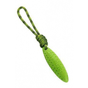 Zabawka dla psa ZEPPELIN MINI pływająca. z TPR zielona Kiwi