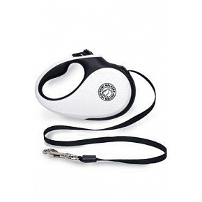 Smycz automatyczna 25kg/5m czarno-biała Kiwi