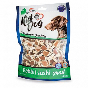 KIDDOG małe sushi z królika 250 g KIDDOG małe sushi z królika 250 g