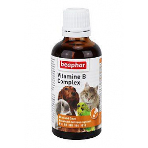 Beaphar Vitamin B Complex pies, kot, ptaki 50ml Beaphar Vitamin B Complex pies, kot, ptaki 50ml
