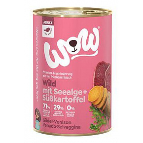 WOW Dog konserwa. Adult dziczyzna z batatami 400g