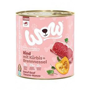 WOW Dog konserwa. Junior wołowina z dynią 800g