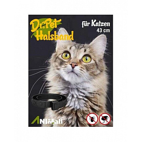 Obroża Dr.Obroża przeciwpasożytnicza dla kotów 43 cm BRĄZOWA z działaniem odstraszającym (obroża odstraszająca kleszcze i pchły dla kotów) Obroża Dr.Obroża przeciwpasożytnicza dla kotów 43 cm BRĄZOWA z działaniem odstraszającym (obroża odstraszająca kleszcze i pchły dla kotów)