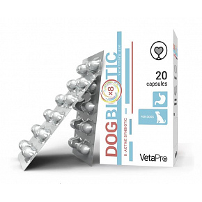 VetaPro Dog Biotic 20 kaps. VetaPro Dog Biotic 20 kaps.