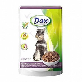 DAX saszetka dla psów Indyk-kaczka 100g DAX saszetka dla psów Indyk-kaczka 100g