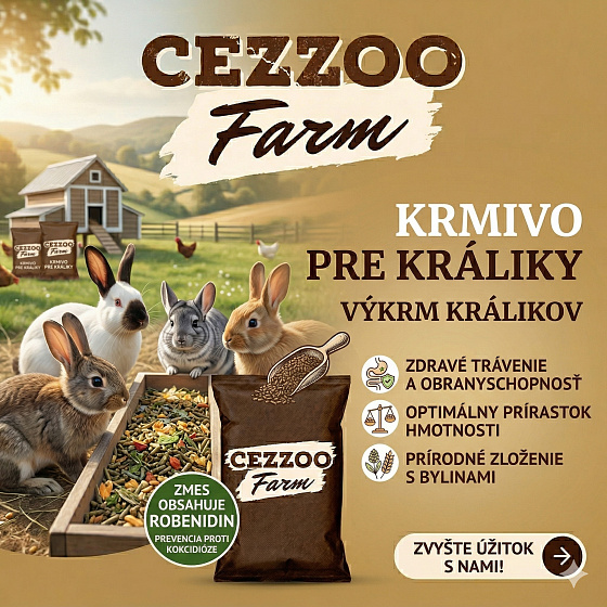 Cezzoo Farm pasza dla królików tucz 25kg