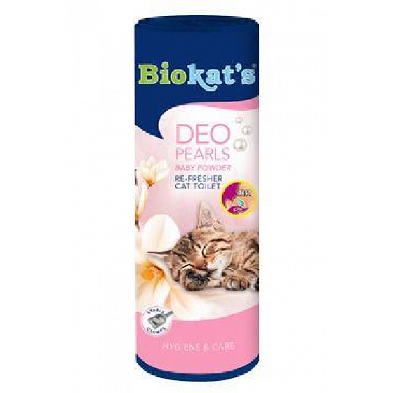 Biokat's odświeżacz WC Deo Pearls baby powder 700g