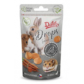 Dafiko drops dla gryzoni marchew 75g