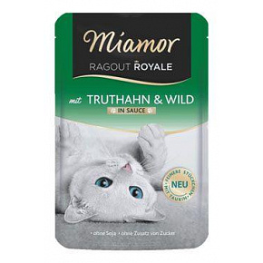 Miamor Cat Ragout saszetka indyk+dziczyzna. w soku 100g