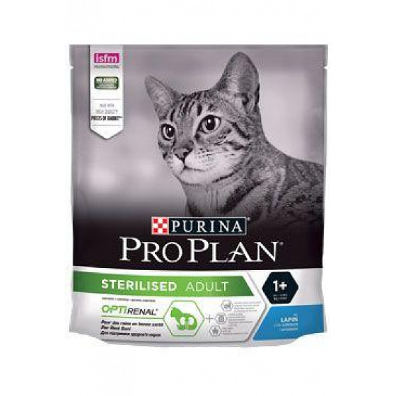 ProPlan Cat Adult Sterilised Renal Plus Królik 400g