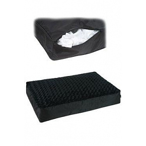 Ortopedyczne legowisko materac 60x90cm czarne