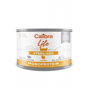 Calibra Cat Life konz.Sterylizowany indyk 200g