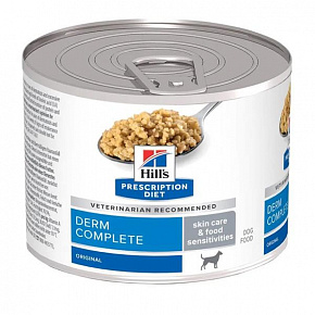 HILLS PD Ca Adult Derm Complete Alergen Free Skin&Food Sensitive Mini puszka 200 g
