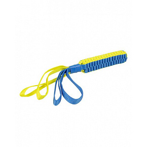Zabawka DUVO+ szarpak nylonowy niebiesko-żółty L 50 x 3 cm