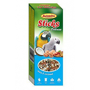 Avicentra pałeczki dla dużych papug - orzech+koko 2szt.