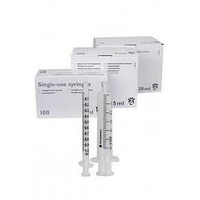 Strzykawka inj CVET VL 10ml 2-częściowa Luer ekscentryczna. 100 szt.