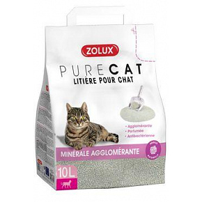 Ściółka PURECAT antibacterial scent clump 10l Zolu