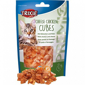Premio CHEESE CHICKEN CUBES - kostki kurczaka z serem 50 g Premio CHEESE CHICKEN CUBES - kostki kurczaka z serem 50 g