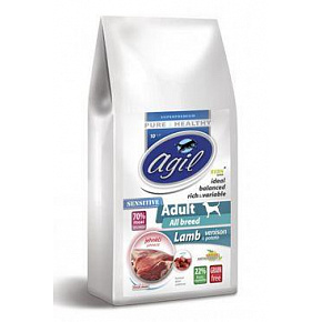 Agil Adult Sensitive GF Jagnięcina&Jeleń&Ziemniak 10kg