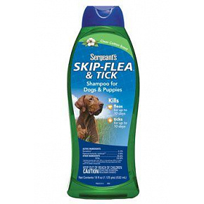 Szampon Sergeanťs Skip Flea & Tick przeciw pchłom i kleszczom dla psów 532ml