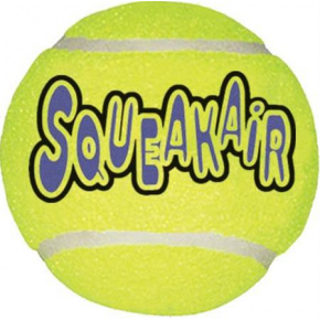 Zabawka Kong Dog SqueakAir Piłka z piszczałką tenis, guma wulkanizowana, L
