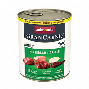 GRANCARNO Adult - z jeleniną i jabłkami 800 g