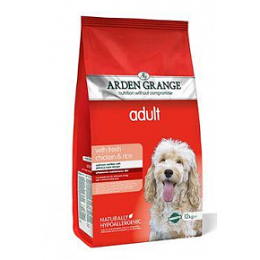 Arden Grange Dog Adult z świeżym kurczakiem i ryżem 12kg