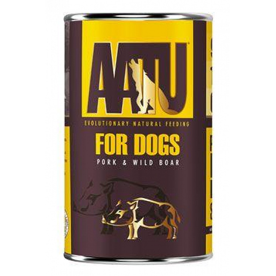AATU Dog Pork&Wild Boar konserwa. 400g