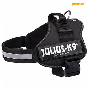Julius-K9 uprząż siłowa 1/L 66-85 cm/50 mm, - czarny