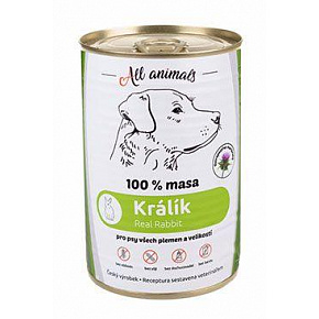 All Animals DOG konserwa. Królik mielony 400g